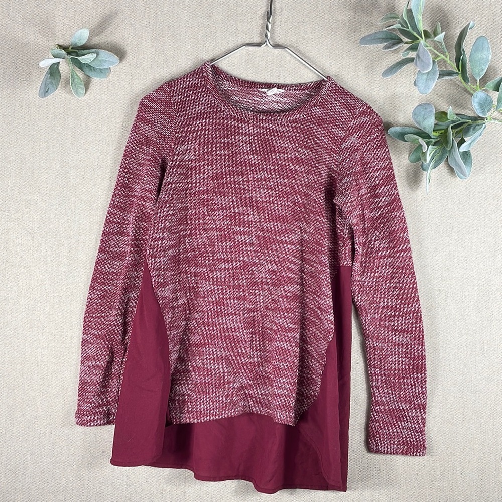 Lucky Brand > Red Layered Long Sleeve Top Small
